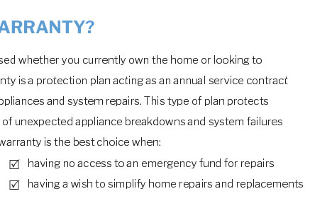 sensible home warranty class action lawsuit